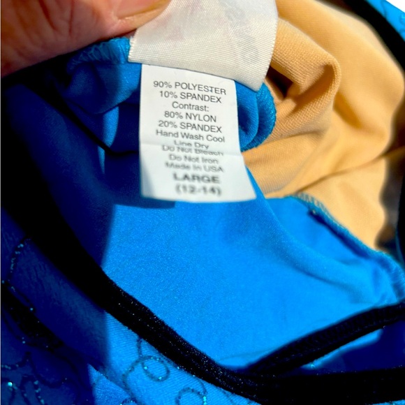 Figure Skating, gymnastics, Dancewear performance dress. Girls large - Picture 7 of 7